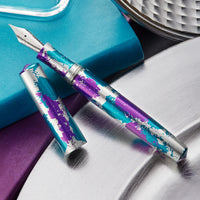Schon DSGN Full Sized Fountain Pen - Aqua Jazz