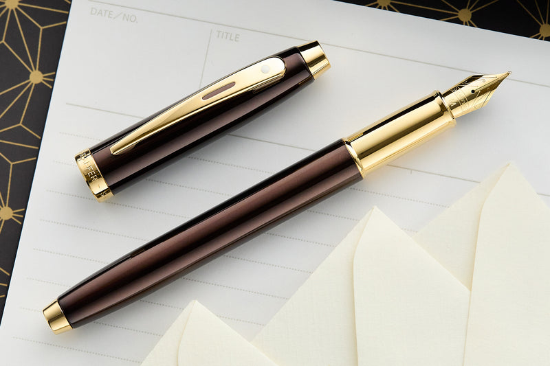 Sheaffer 100 Fountain Pen - Coffee Brown