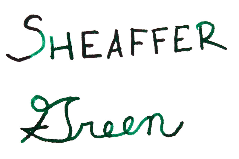 Sheaffer Green - Ink Sample