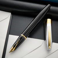 Sheaffer Legacy Fountain Pen - Black w/ Chrome Cap
