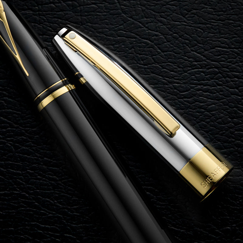 Sheaffer Legacy Fountain Pen - Black w/ Chrome Cap