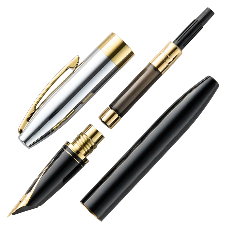 Sheaffer Legacy Fountain Pen - Black w/ Chrome Cap