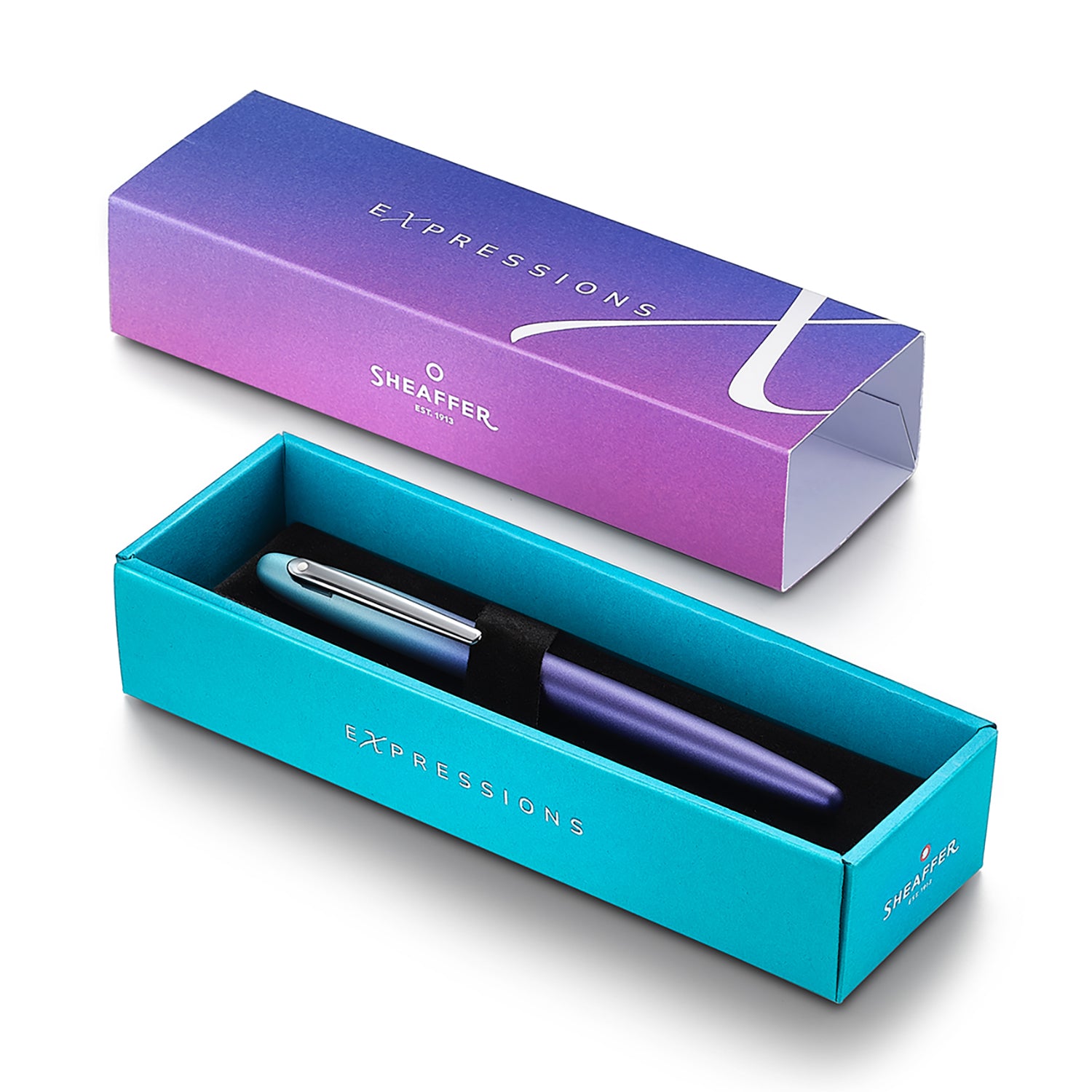 Sheaffer Ion Gel Rollerball Pen – Purple, Black Ink, Gift Boxed, Made In USA