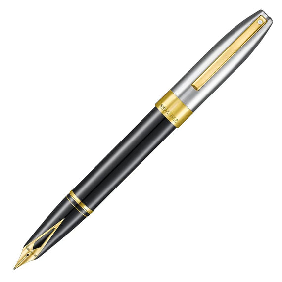 Sheaffer Legacy Fountain Pen - Black w/ Chrome Cap