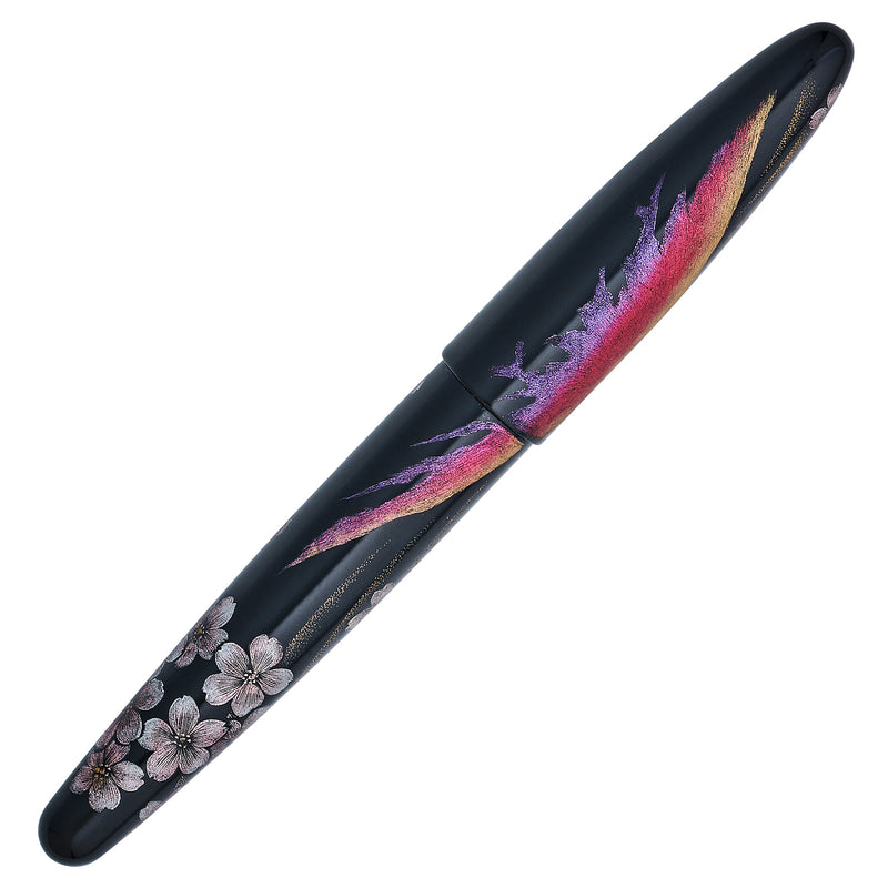 TACCIA Empress Maki-e Fountain Pen - Aka Fuji and Sakura Chinkin Yozakura (Limited Edition)