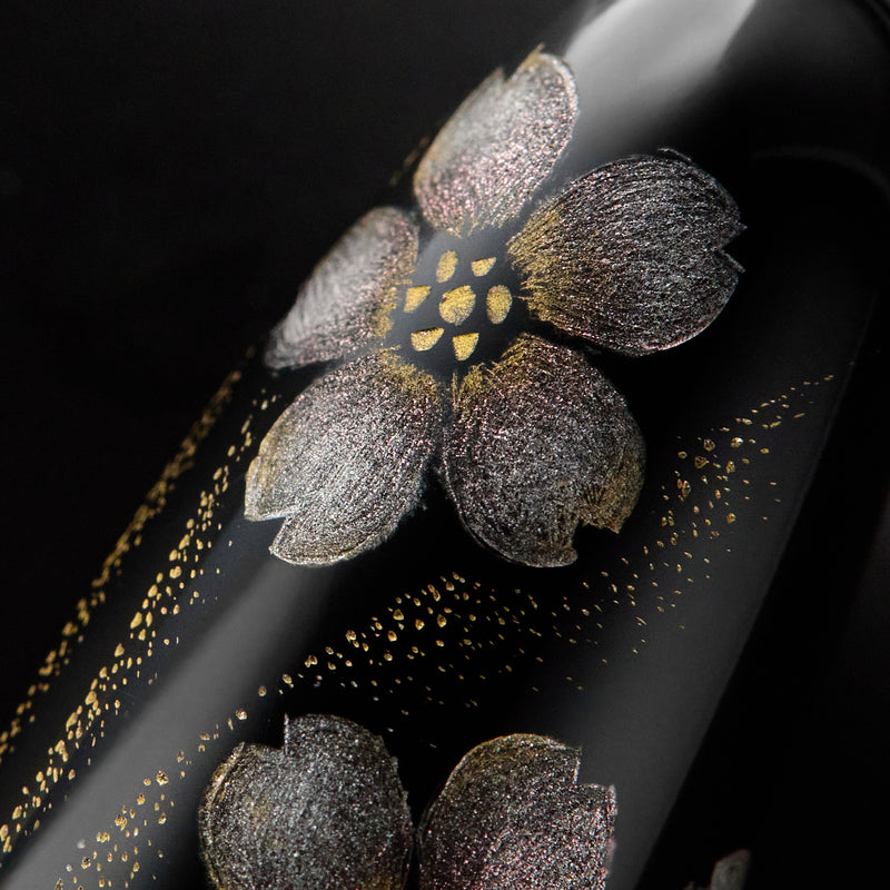TACCIA Empress Maki-e Fountain Pen - Aka Fuji and Sakura Chinkin Yozakura (Limited Edition)
