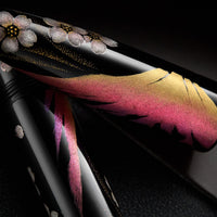 TACCIA Empress Maki-e Fountain Pen - Aka Fuji and Sakura Chinkin Yozakura (Limited Edition)