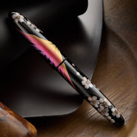TACCIA Empress Maki-e Fountain Pen - Aka Fuji and Sakura Chinkin Yozakura (Limited Edition)