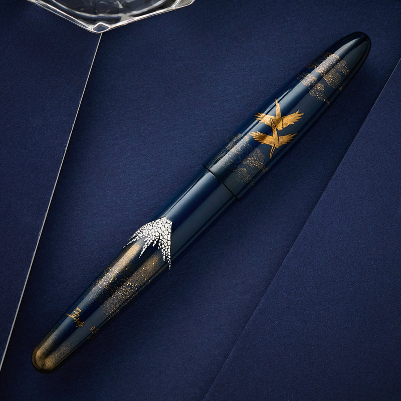 TACCIA Empress Maki-e Fountain Pen - Ao Fuji (Limited Edition)
