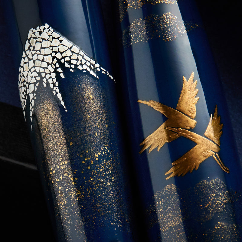 TACCIA Empress Maki-e Fountain Pen - Ao Fuji (Limited Edition)