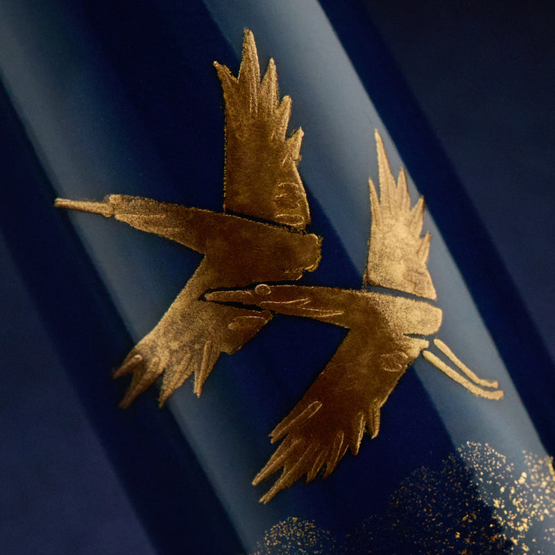 TACCIA Empress Maki-e Fountain Pen - Ao Fuji (Limited Edition)