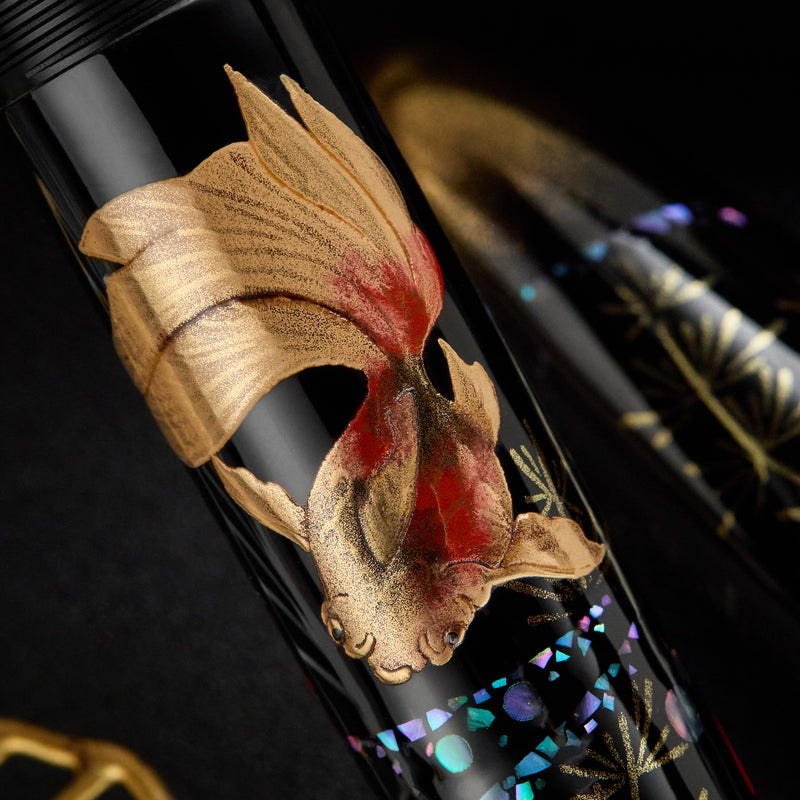 TACCIA Empress Maki-e Fountain Pen - Goldfish Suaka (Limited Edition)