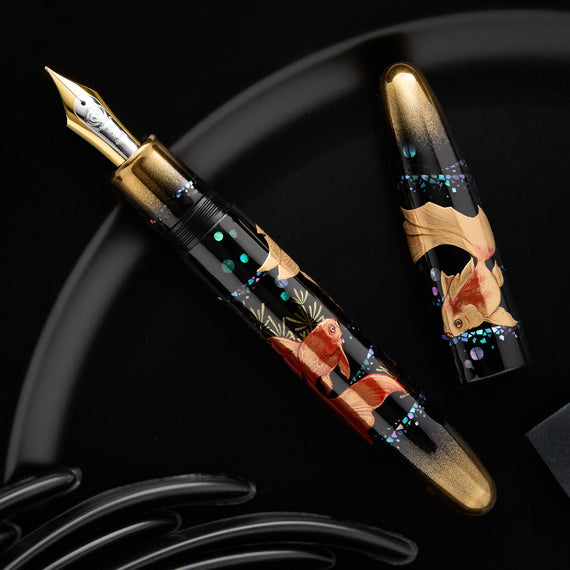 TACCIA Empress Maki-e Fountain Pen - Goldfish Suaka (Limited Edition)
