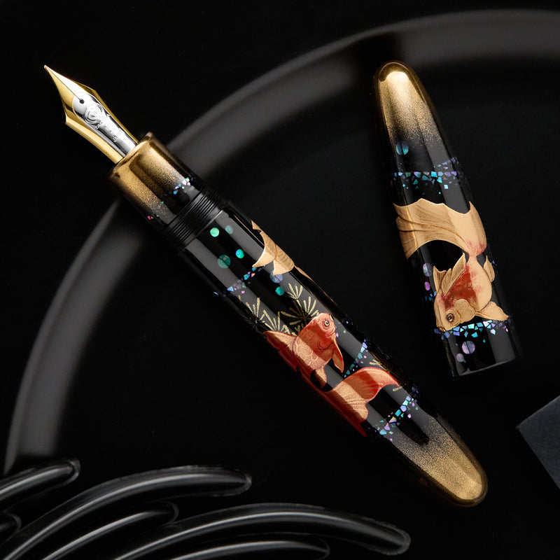 TACCIA Empress Maki-e Fountain Pen - Goldfish Suaka (Limited Edition)