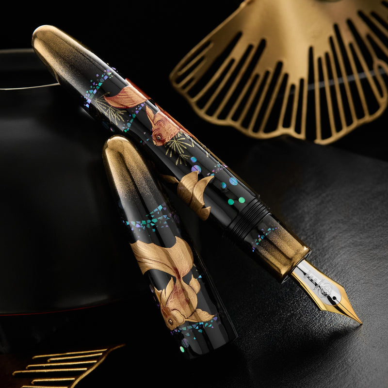 TACCIA Empress Maki-e Fountain Pen - Goldfish Suaka (Limited Edition)