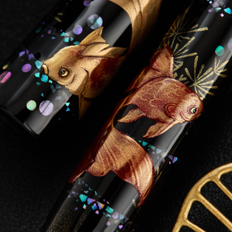 TACCIA Empress Maki-e Fountain Pen - Goldfish Suaka (Limited Edition)