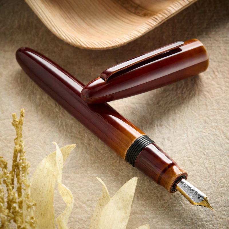 TACCIA Miyabi Earth Toki Tamenuri Fountain Pen (Limited Edition)