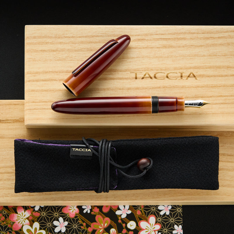 TACCIA Miyabi Earth Toki Tamenuri Fountain Pen (Limited Edition)