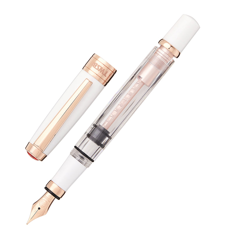 TWSBI Diamond 580 Fountain Pen - White RoseGold II