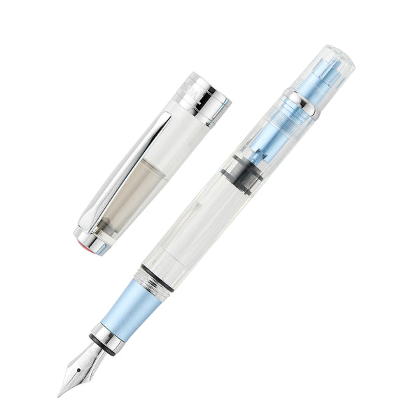 TWSBI Diamond 580AL Fountain Pen - Iceberg Blue - The Goulet Pen