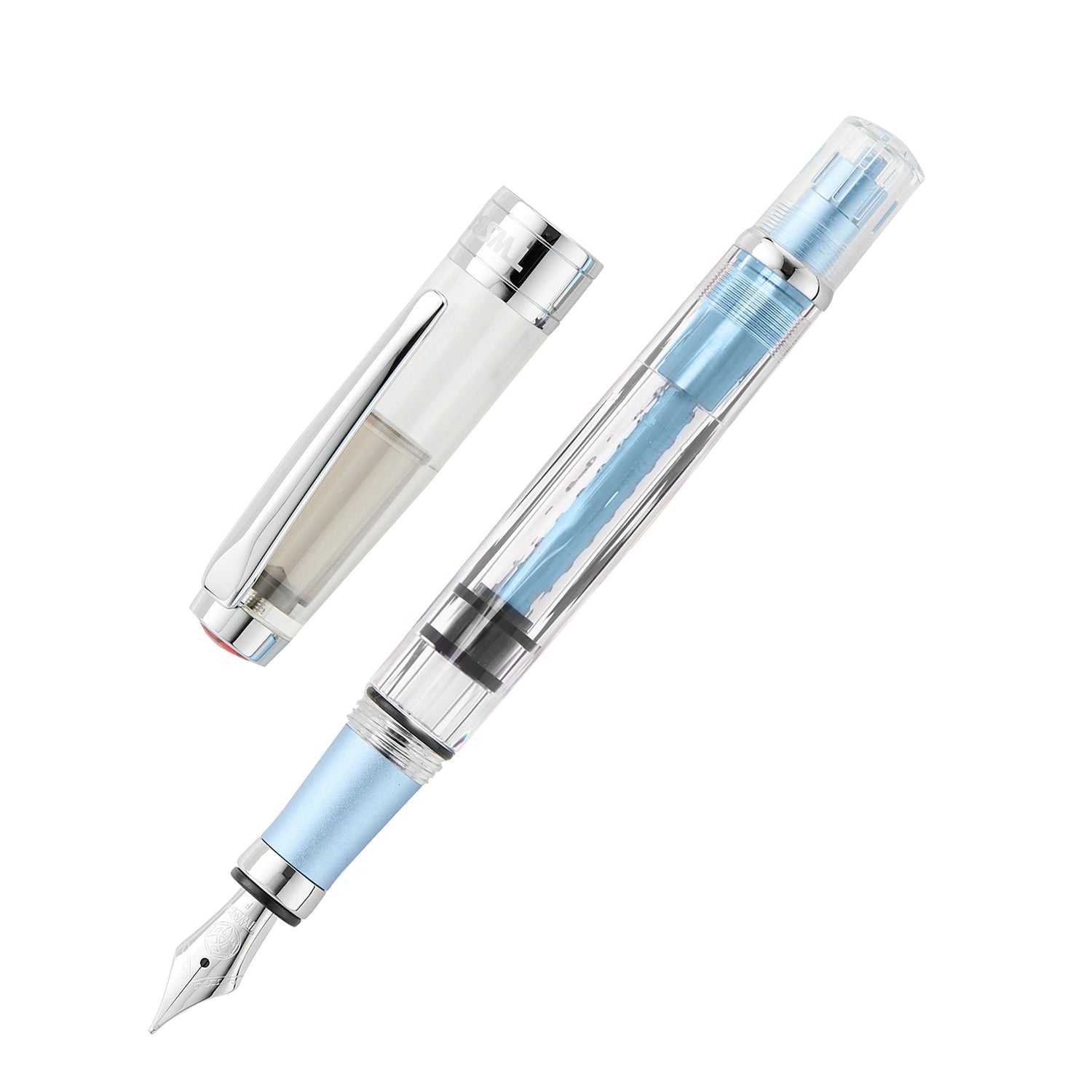 TWSBI Diamond 580AL Fountain Pen Iceberg Blue The Goulet Pen