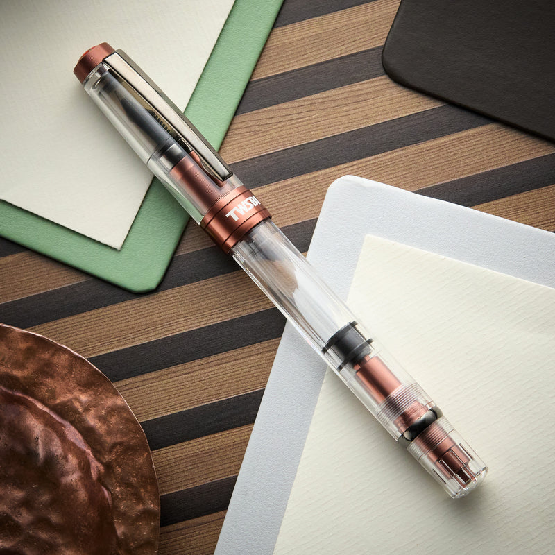 TWSBI Diamond 580ALR Fountain Pen - Affogato w/ Onyx