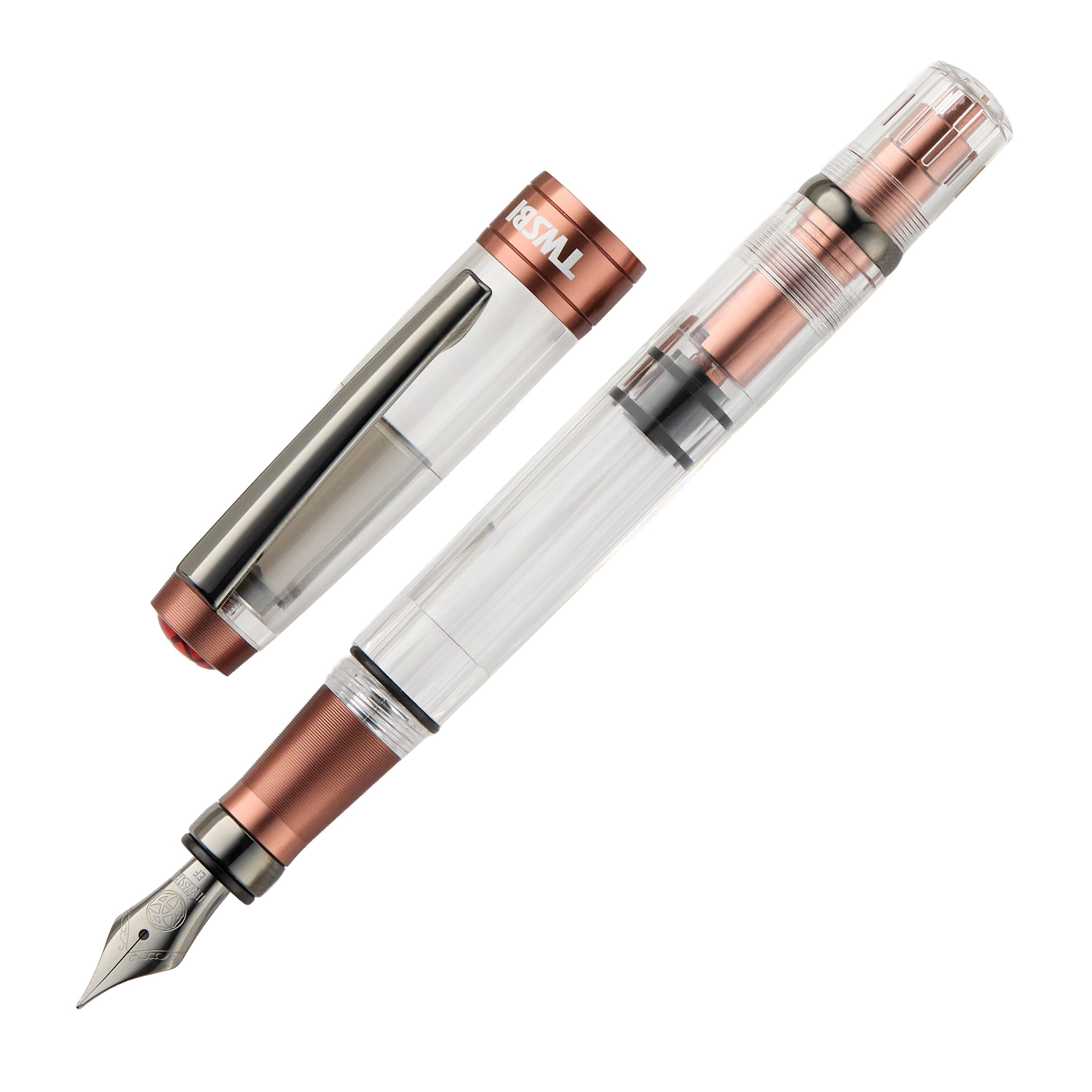 TWSBI Diamond 580ALR Fountain Pen - Affogato w/ Onyx - The Goulet