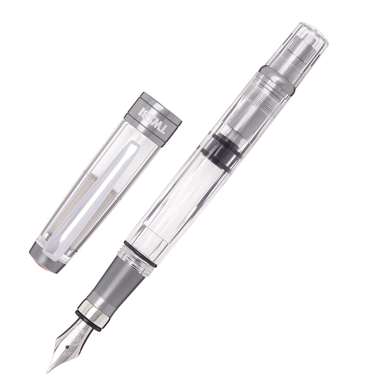 TWSBI Diamond 580ALR Fountain Pen - Nickel Gray