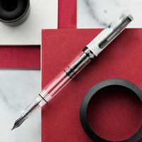 TWSBI ECO Fountain Pen - Carrara w/ Onyx Trim