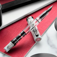 TWSBI ECO Fountain Pen - Carrara w/ Onyx Trim
