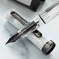 TWSBI ECO Fountain Pen - Carrara w/ Onyx Trim