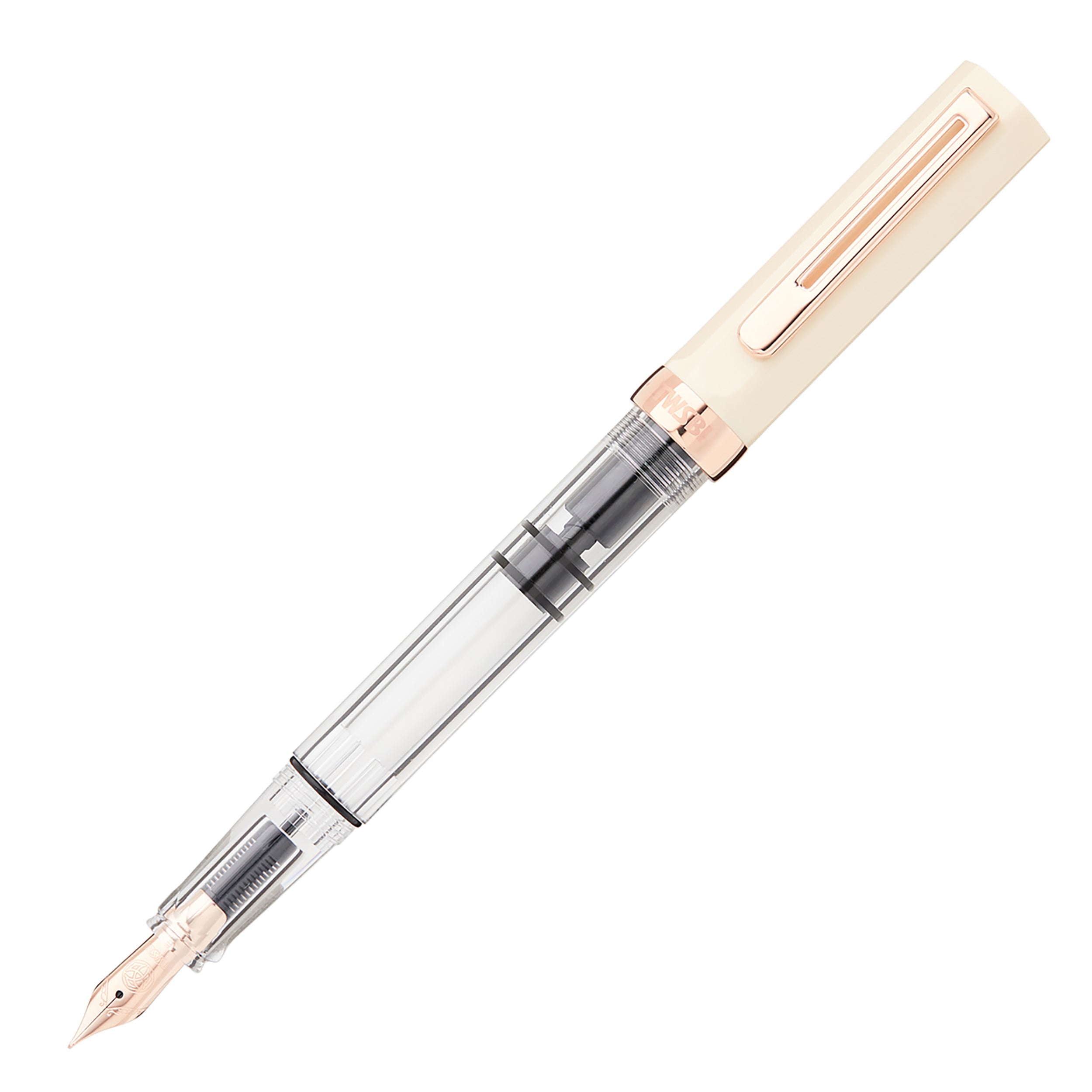 TWSBI ECO Fountain Pen - Creme w/ RoseGold - The Goulet Pen Company