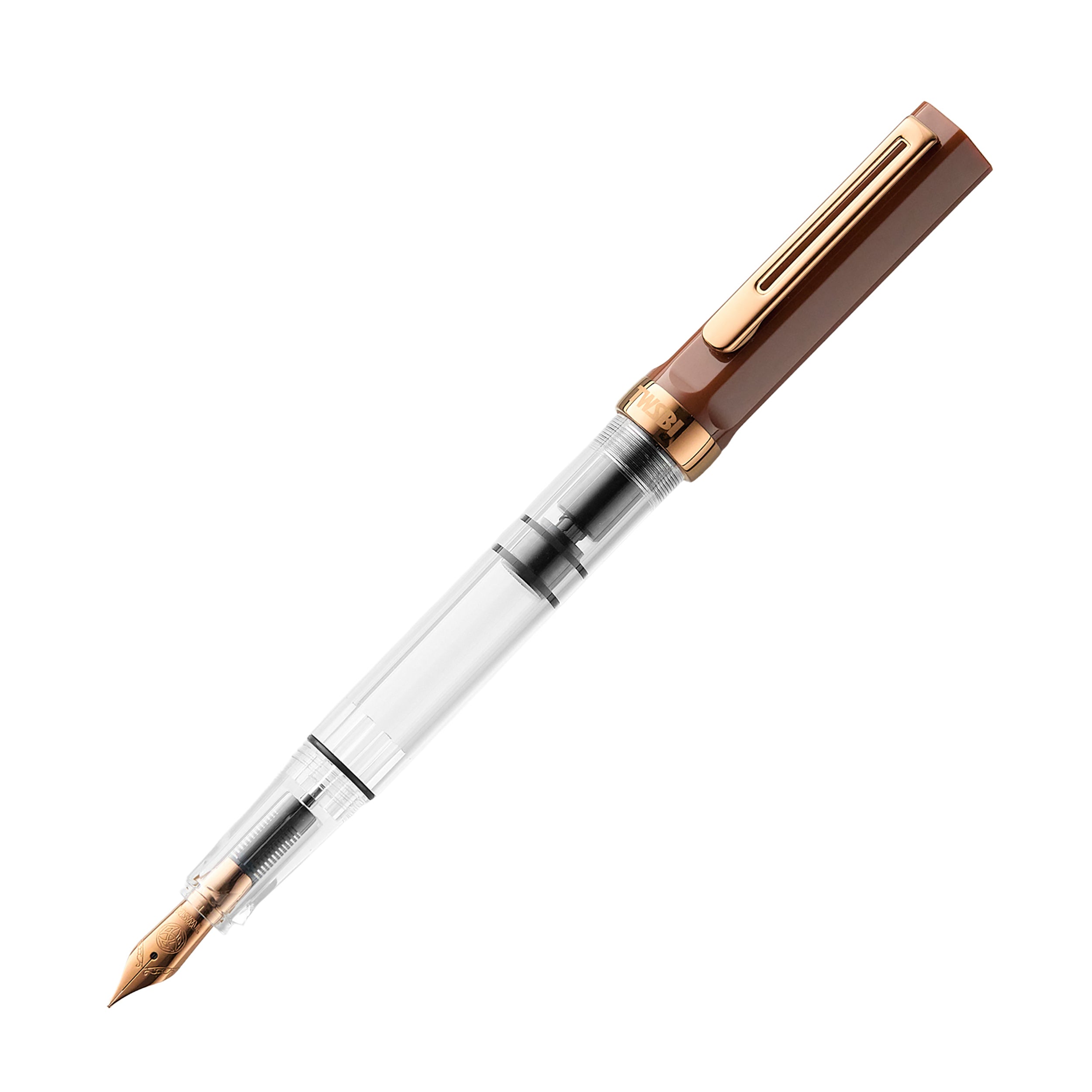 TWSBI ECO Fountain Pen - Espresso w/ Bronze Trim - The Goulet Pen