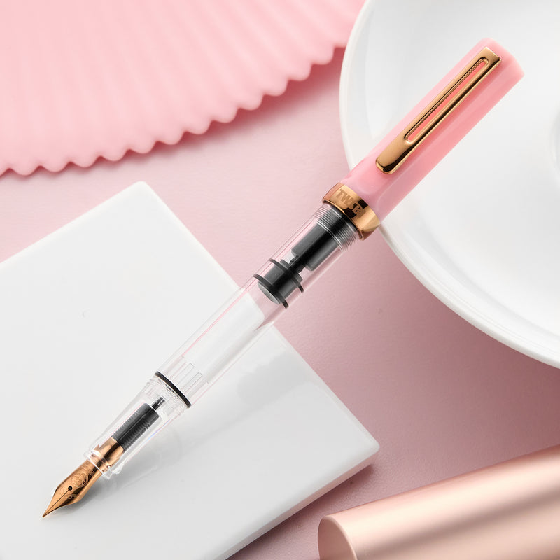 TWSBI ECO Fountain Pen - Pink Lemonade w/ Bronze