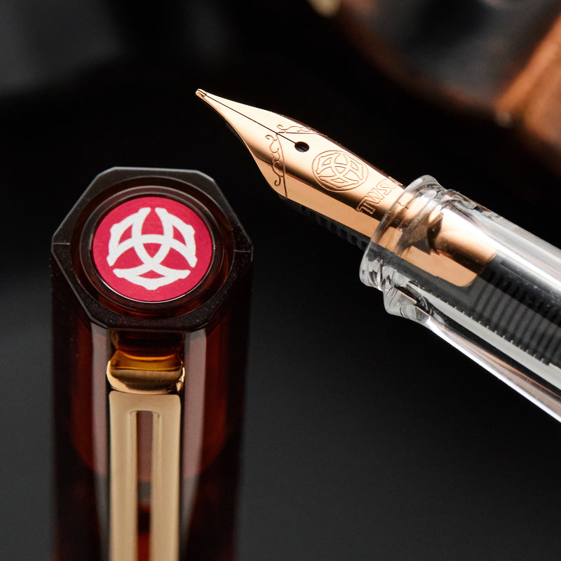 TWSBI ECO Fountain Pen - Rootbeer w/ Bronze Trim
