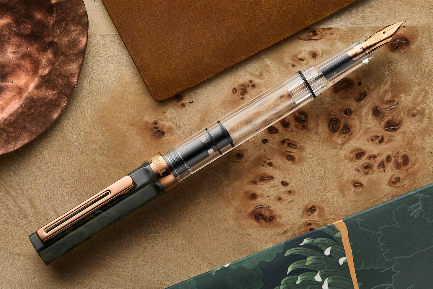 Twsbi Eco Smoke & Gold Vulpen (extra fijn Twsbi Eco Smoke & Gold Vulpen (extra fijn