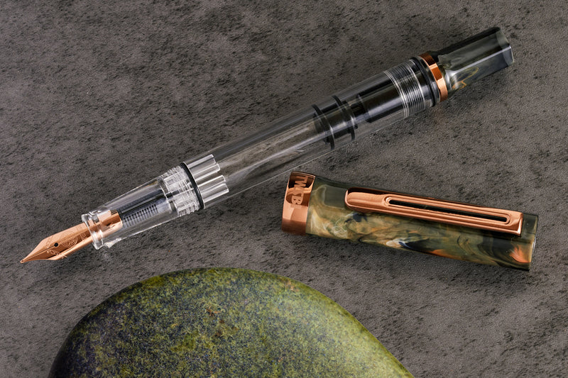 TWSBI ECO Fountain Pen - Serpentine w/ Bronze Trim
