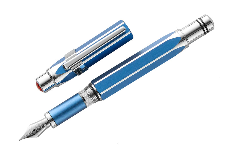 TWSBI Precision Fountain Pen - Gemini Blue (Special Edition)