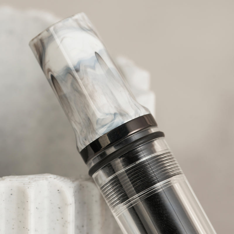 TWSBI ECO Fountain Pen - Carrara w/ Onyx Trim