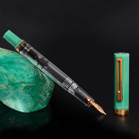 TWSBI ECO Fountain Pen - Jade Jelly w/ Bronze Trim