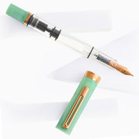 TWSBI ECO Fountain Pen - Jade Jelly w/ Bronze Trim