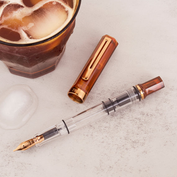 TWSBI ECO Fountain Pen - Rootbeer w/ Bronze Trim