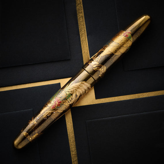 TACCIA Empress Maki-e Fountain Pen - Golden Herald (Limited Edition)