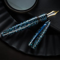 TACCIA Empress Shin Tsugaru Nuri Fountain Pen - Ao-Iro (Limited Edition)