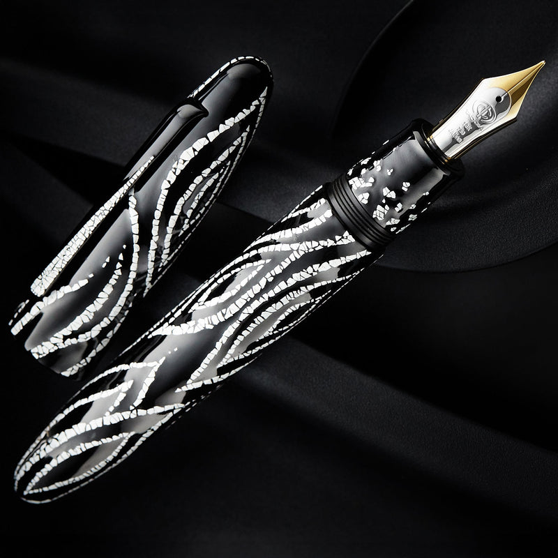 TACCIA Empress Fossils in the Sky Fountain Pen - Shadow (Limited Edition)