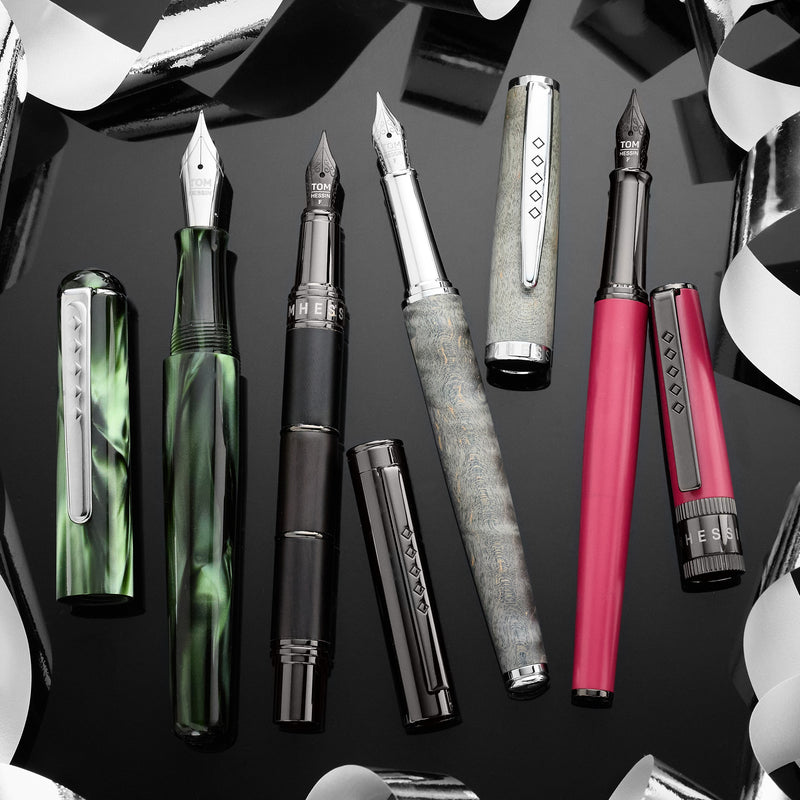 Tom Hessin Charles Fountain Pen - Birmingham Noir