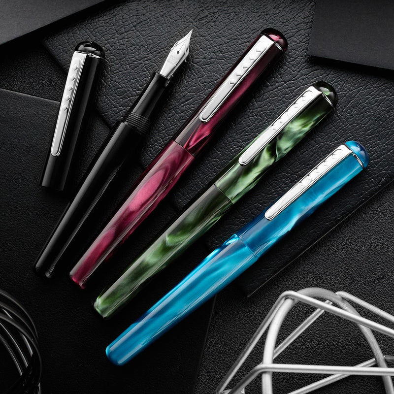 Tom Hessin Charles Fountain Pen - Birmingham Noir