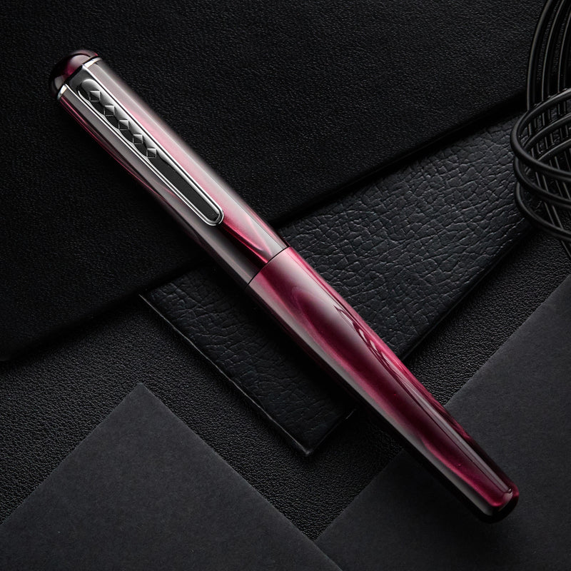 Tom Hessin Charles Fountain Pen - Castle Claret