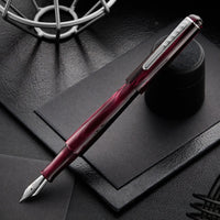 Tom Hessin Charles Fountain Pen - Castle Claret