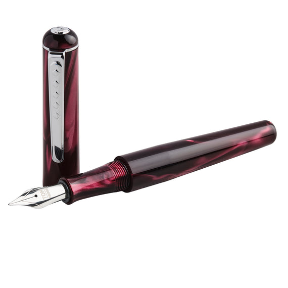 Tom Hessin Charles Fountain Pen - Castle Claret